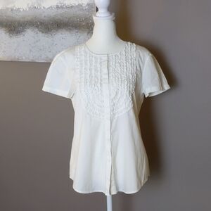 Theory Kalia Ruffle Top